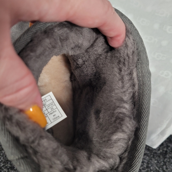 SALE! UGG Classic Mini Stud II Charcoal Boots - Picture 6 of 13